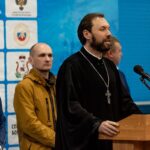 Священник принял участие в торжественной церемонии юбилейного Всероссийского турнира по вольной борьбе среди юниоров